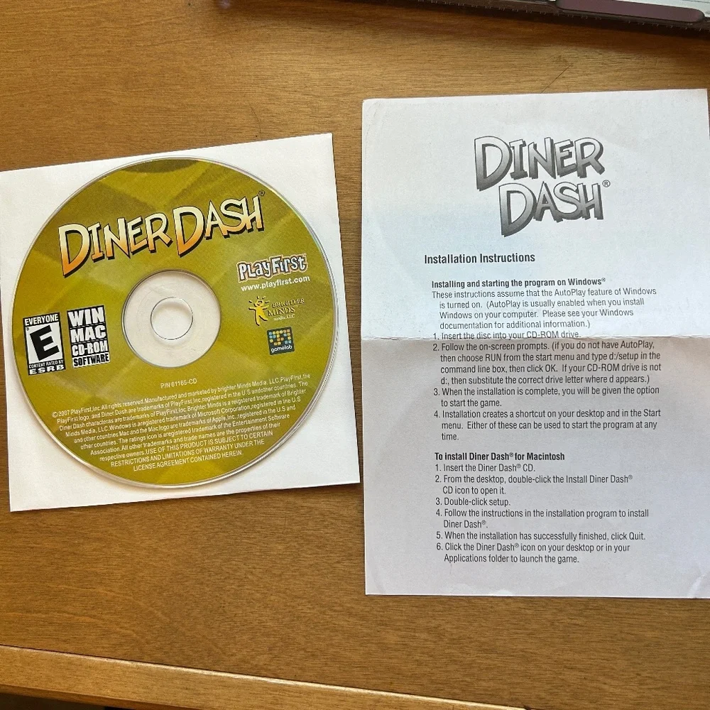 Diner Dash Windows/Mac Game